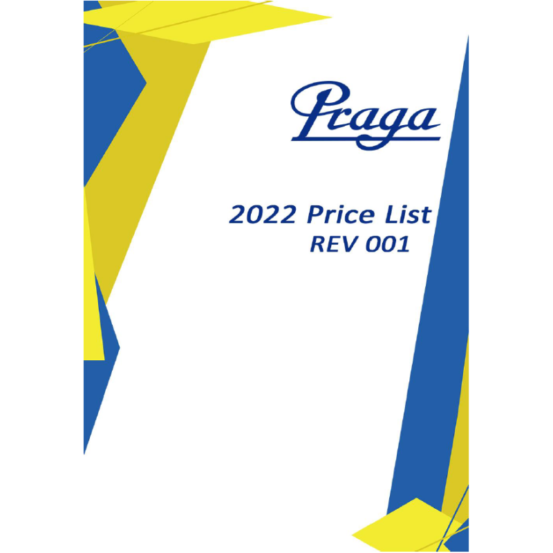 PRAGA 2022 Price List